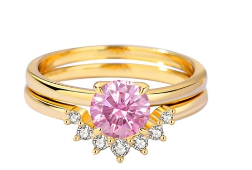 Elegant Moissanite Ring in 925 Sterling Silver – Adjustable & Diamond-Like Sparkle