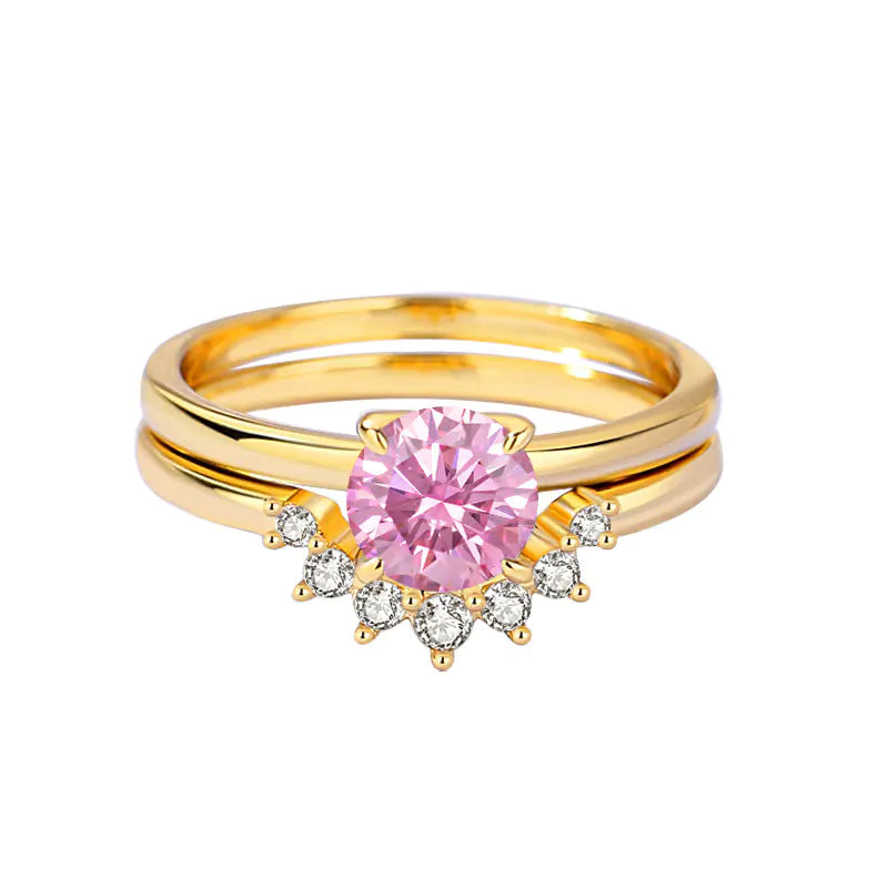 Elegant Moissanite Ring in 925 Sterling Silver – Adjustable & Diamond-Like Sparkle